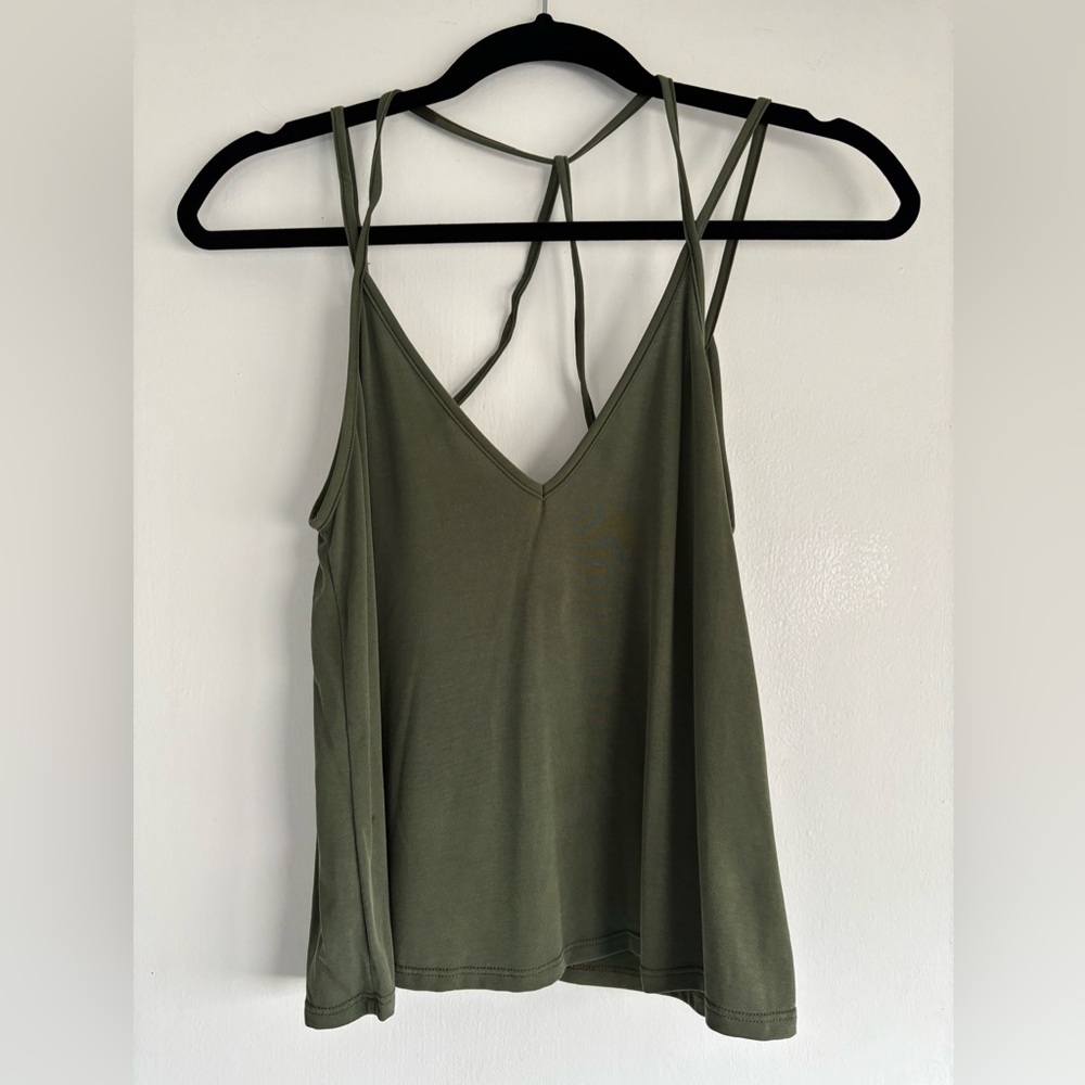 Lulus forest green tank top size XS